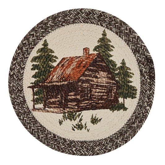 Park Designs Cabin Printed Braided Placemat - Set of 12