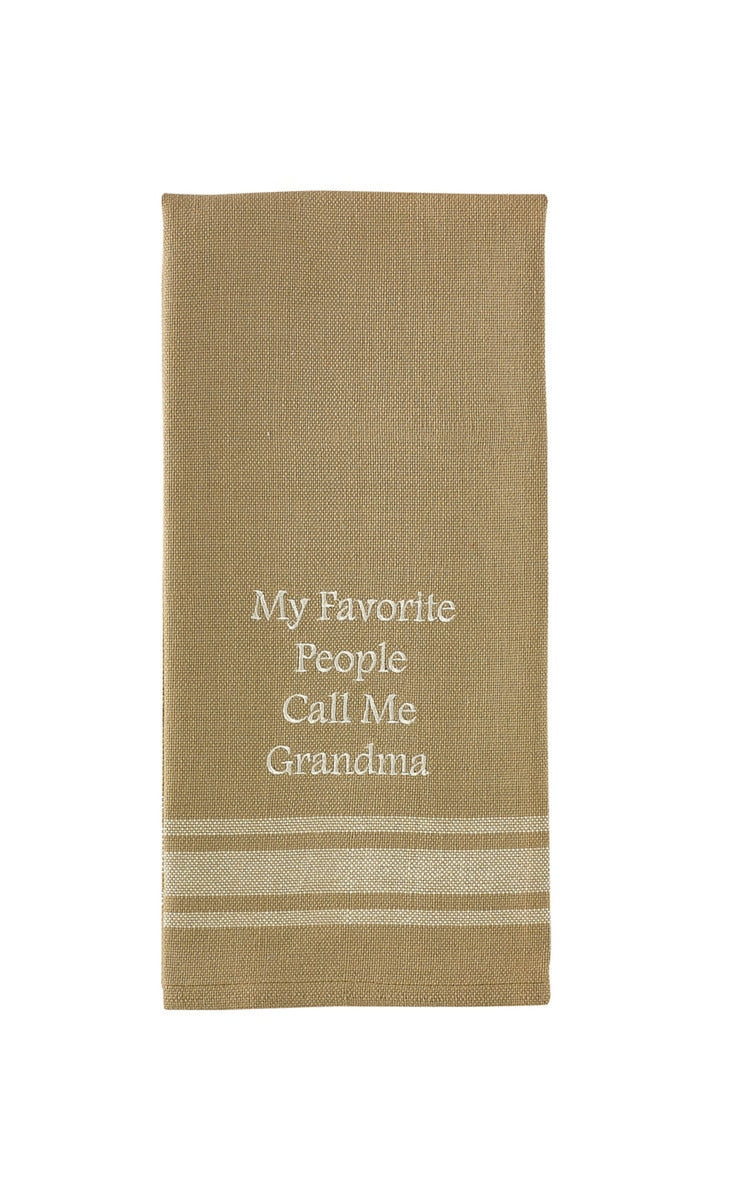 Park Designs Call Me Grandma Dishtowel - Set of 2