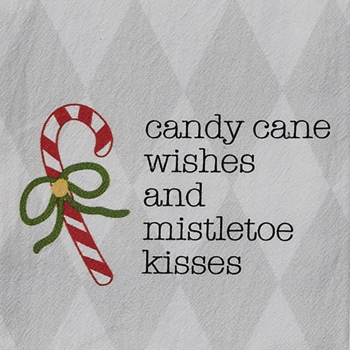Park Designs Candy Cane Decorative Dishtowel - Set of 2