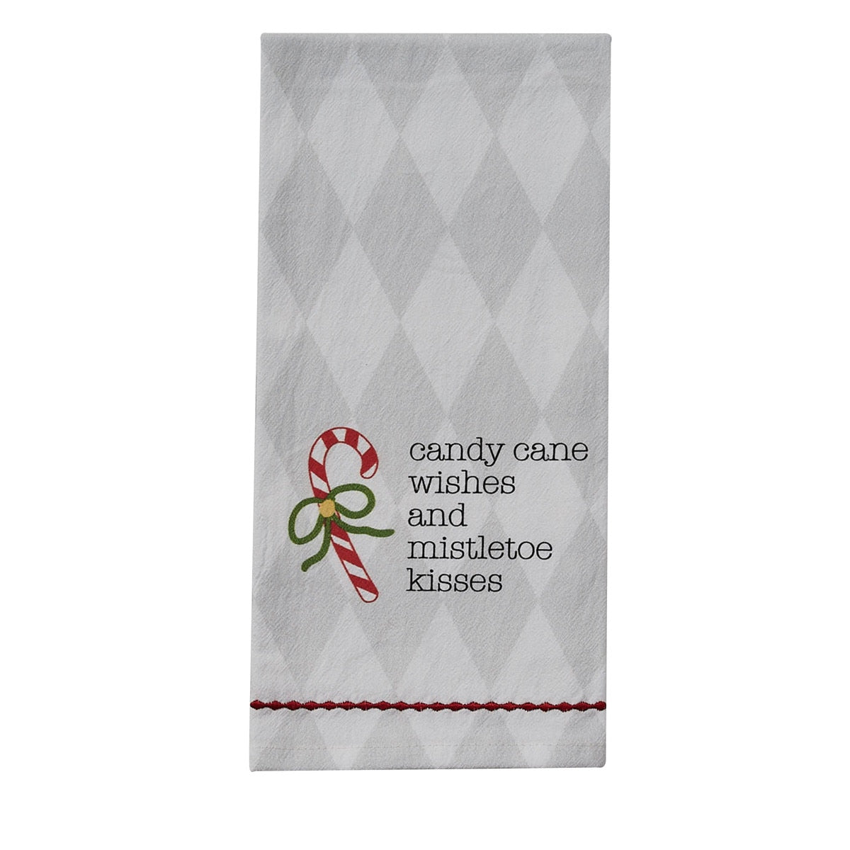 Park Designs Candy Cane Decorative Dishtowel - Set of 2