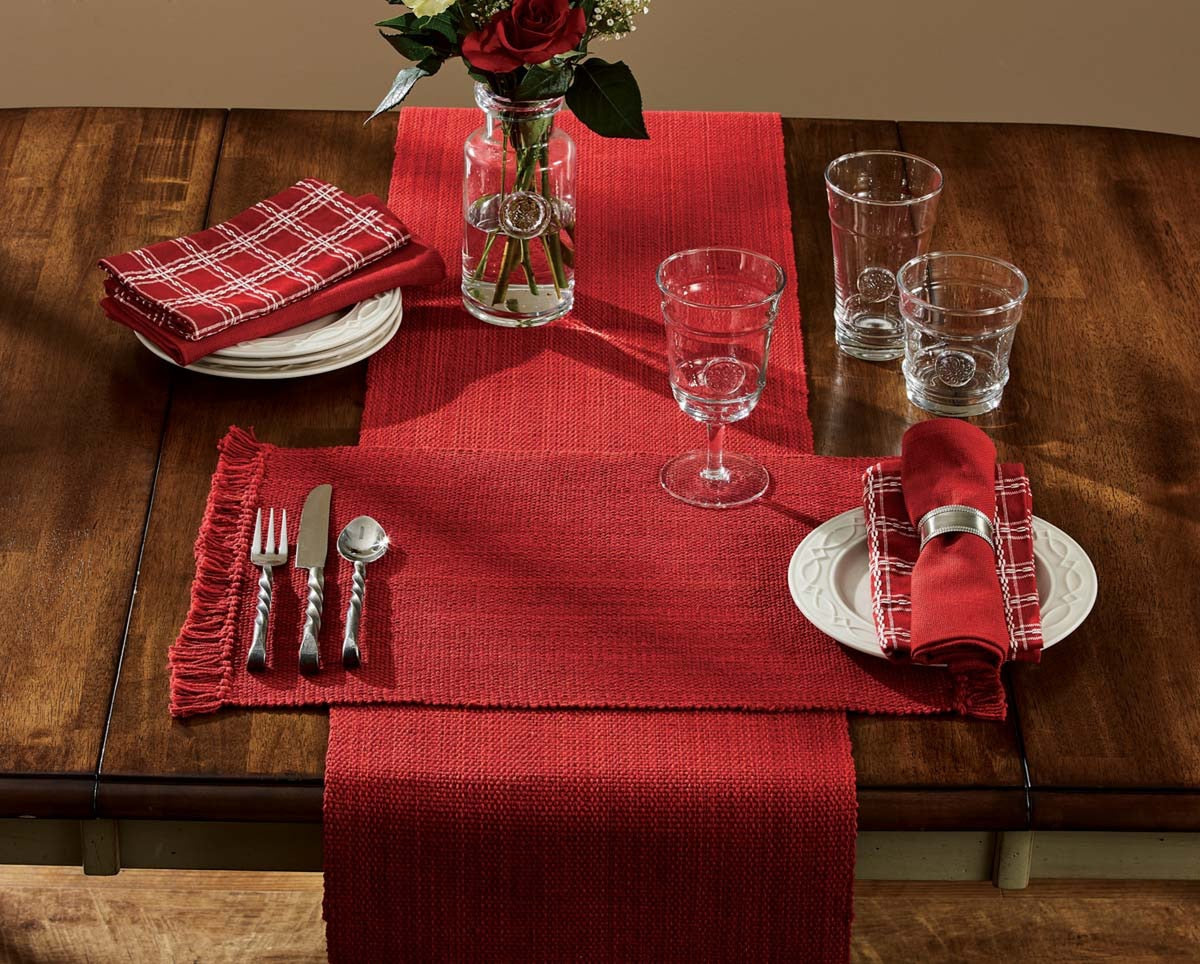 Park Designs Casual Classics Placemat Red - Set of 4