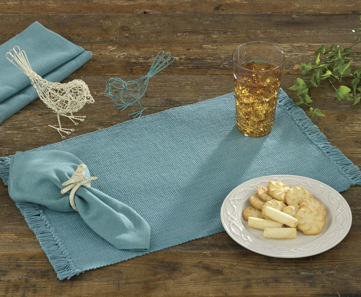 Park Designs Casual Classics Placemat Turquoise - Set of 4