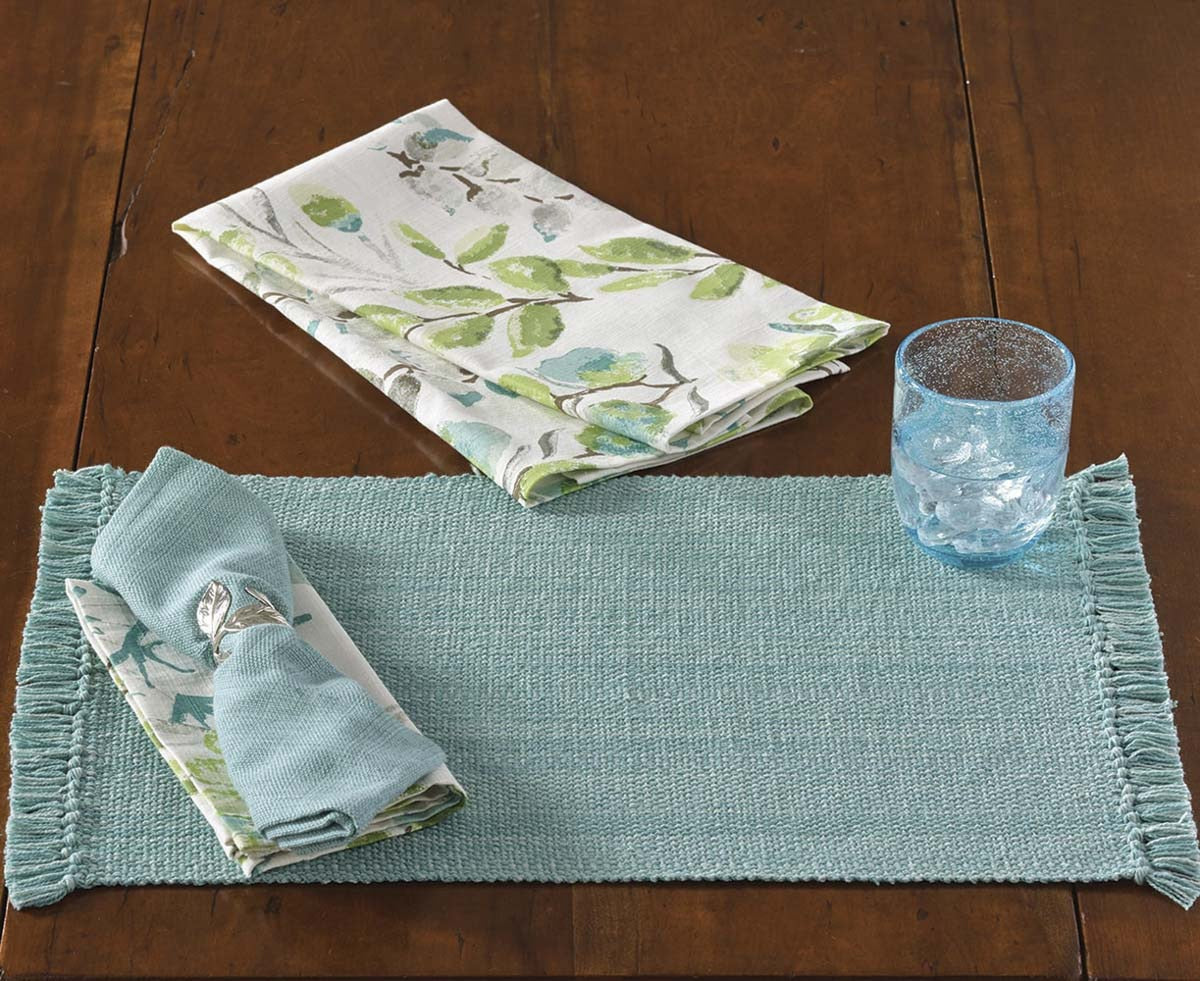 Park Designs Casual Classics Placemat Water Blue - Set of 4