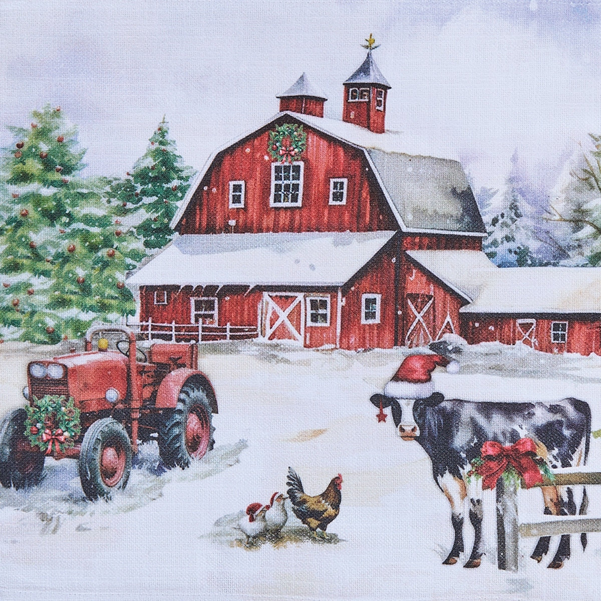 Park Designs Christmas At The Farm Placemat - Set of 12