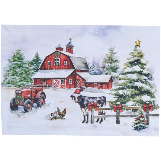 Park Designs Christmas At The Farm Placemat - Set of 12