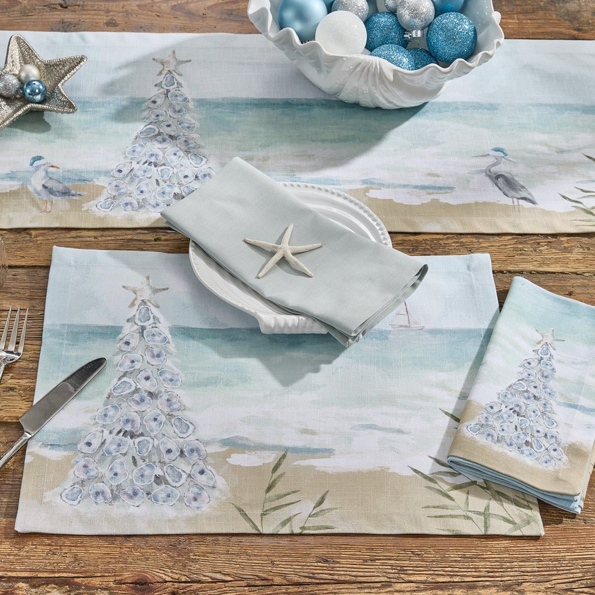 Park Designs Christmas By The Sea Placemat - Set of 12