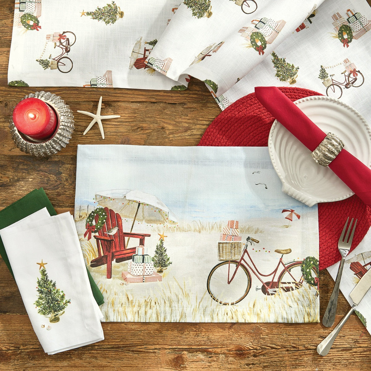 Park Designs Christmas Coast Placemat - Set of 12