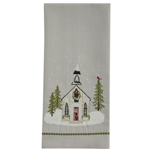 Park Designs Church Christmas Dishtowel - Set of 2