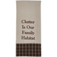 Park Designs Clutter Is Our Family Dishtowel - Set of 6