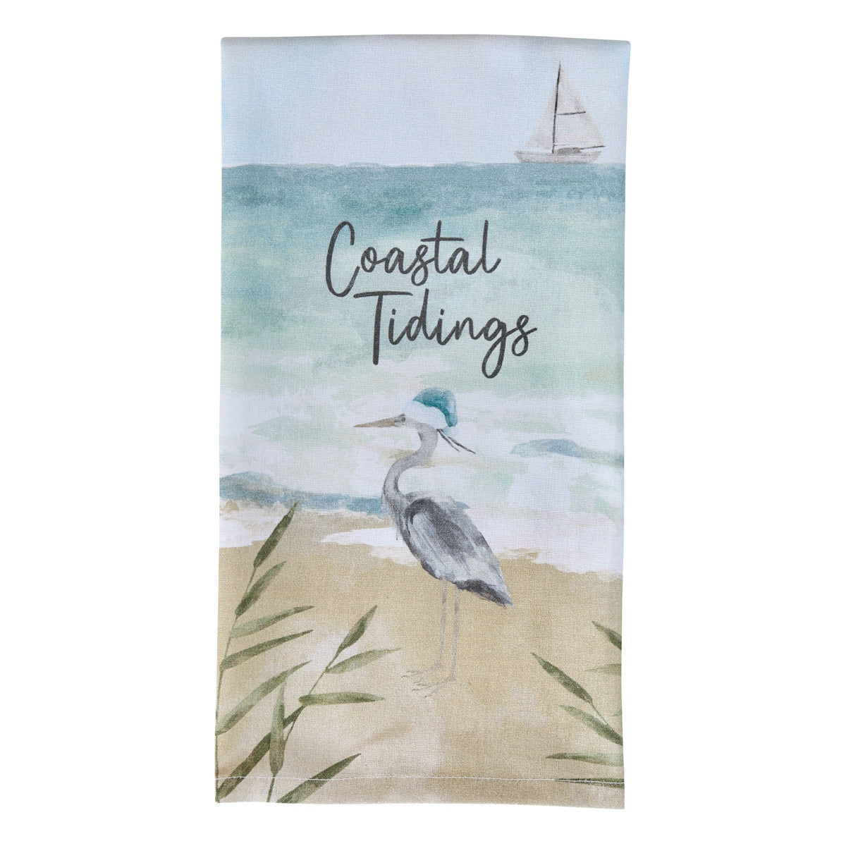 Park Designs Coastal Tidings Dishtowel - Set of 6