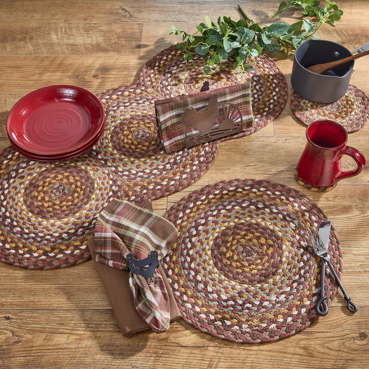 Park Designs Cooper Braided Placemat - Set of 12