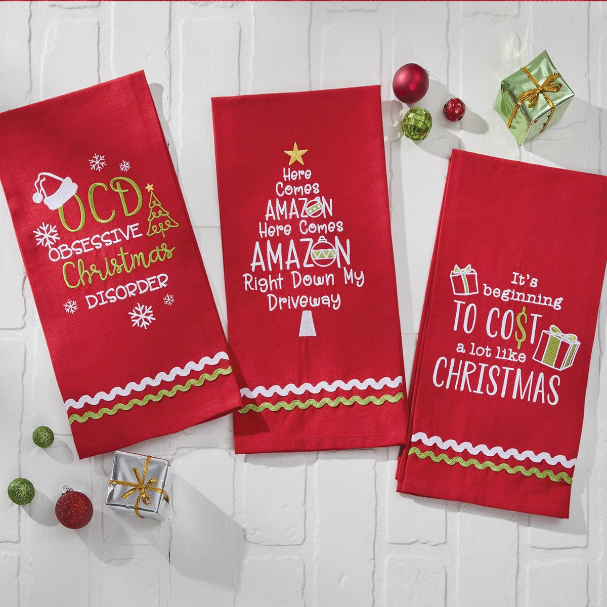 Park Designs Cost A Lot Like Christmas Dishtowel - Set of 6