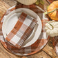 Park Designs Country Plaid Quilted Placemat 15" Dia - Set of 12
