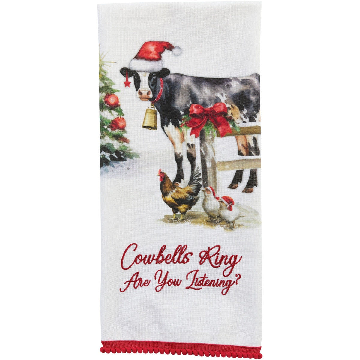 Park Designs Cowbells Ring Dishtowel - Set of 6