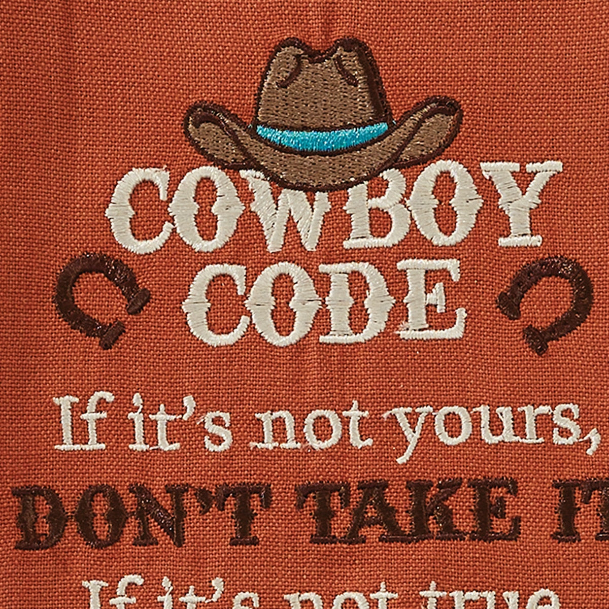 Park Designs Cowboy Code Dishtowel - Set of 6