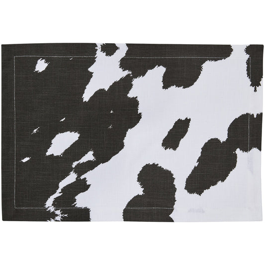 Park Designs Cowhide Holstein Placemat - Set of 12
