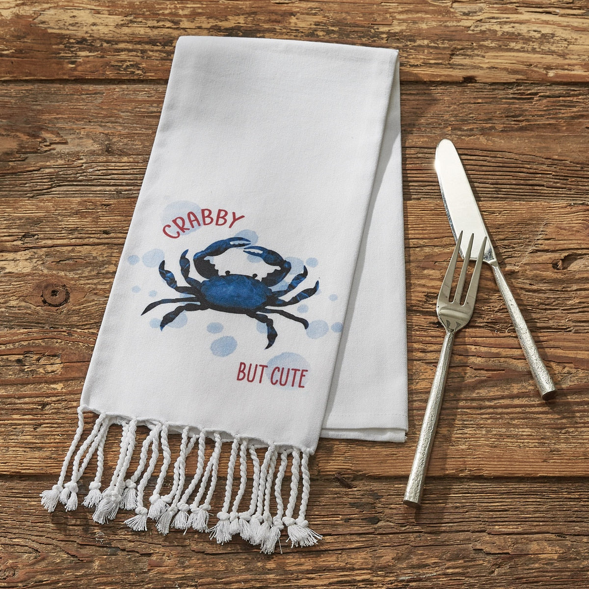 Park Designs Crabby Decorative Dishtowel - Set of 6