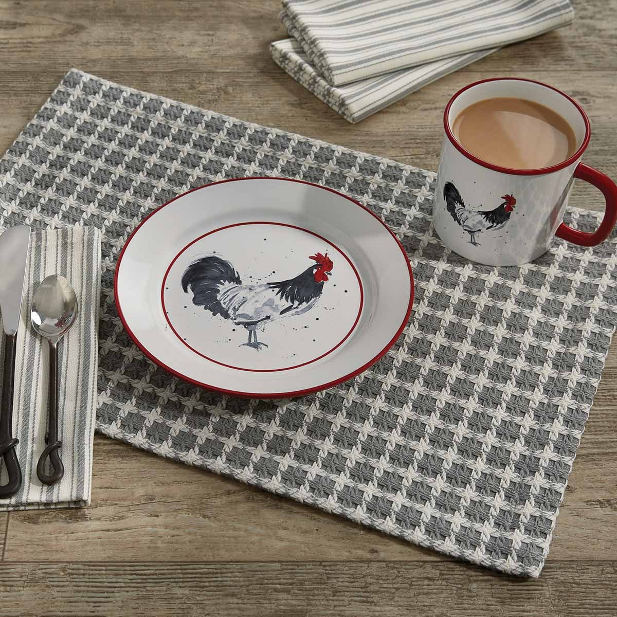 Park Designs Crossings Placemat Gray - Set of 12