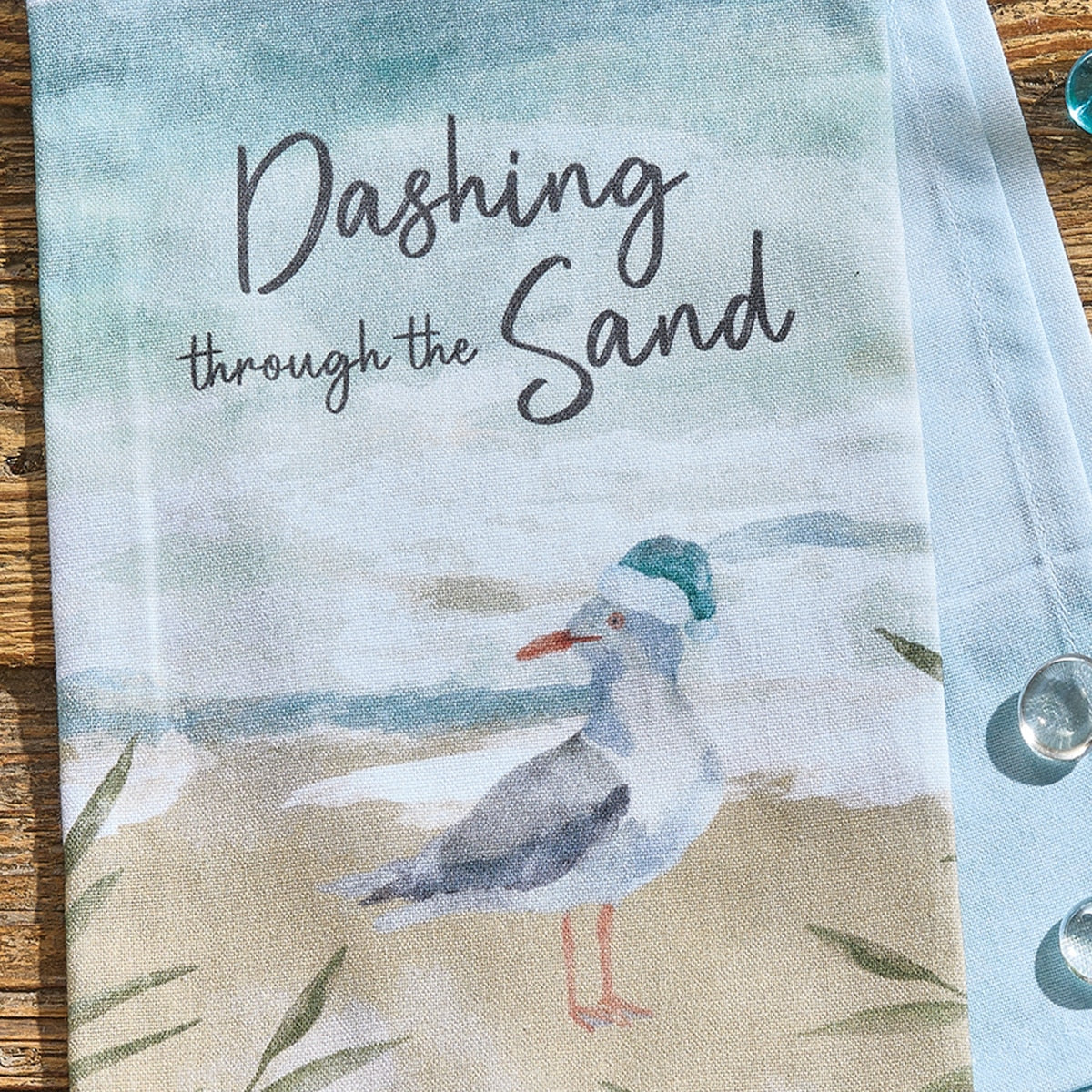 Park Designs Dashing Through The Sand Dishtowel - Set of 6