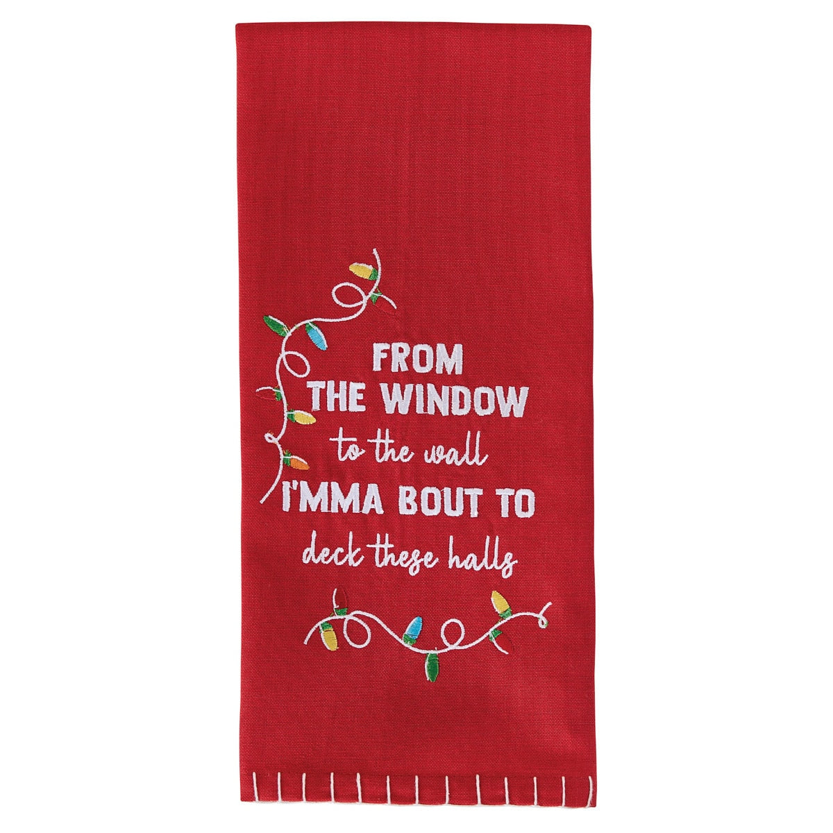 Park Designs Deck These Halls Decorative Dishtowel - Set of 6