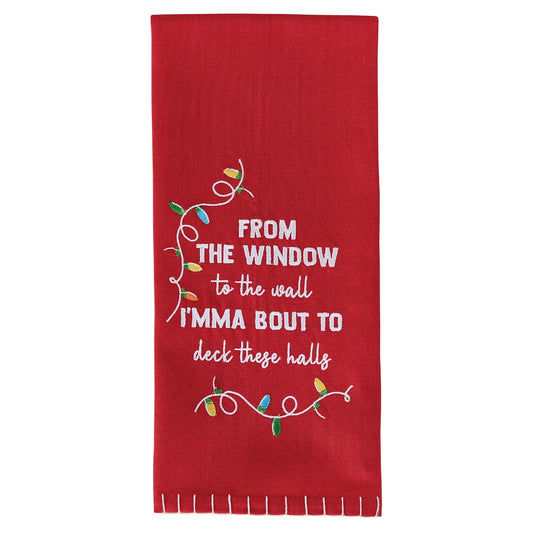 Park Designs Deck These Halls Decorative Dishtowel - Set of 6
