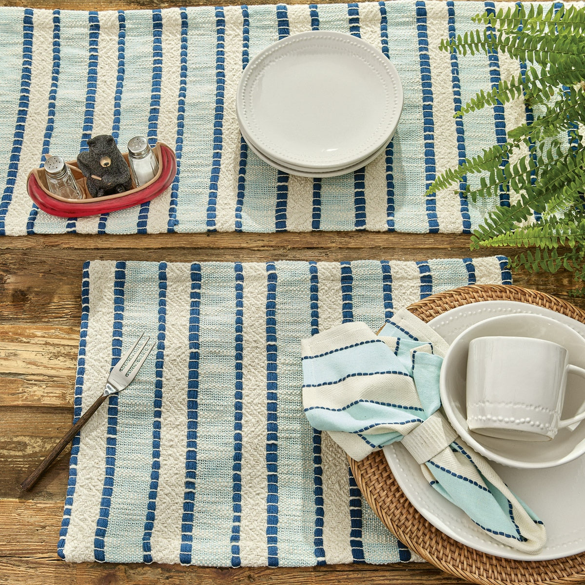 Park Designs Dockside Stripe Placemat - Set of 12