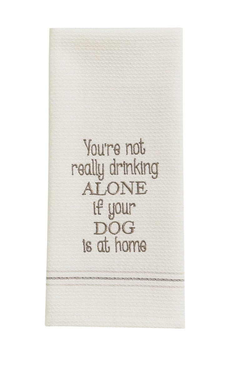 Park Designs Dog At Home Embroidered Dishtowel - Set of 2