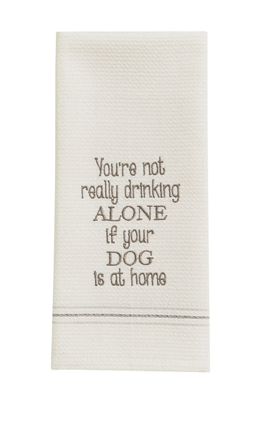 Park Designs Dog At Home Embroidered Dishtowel - Set of 2