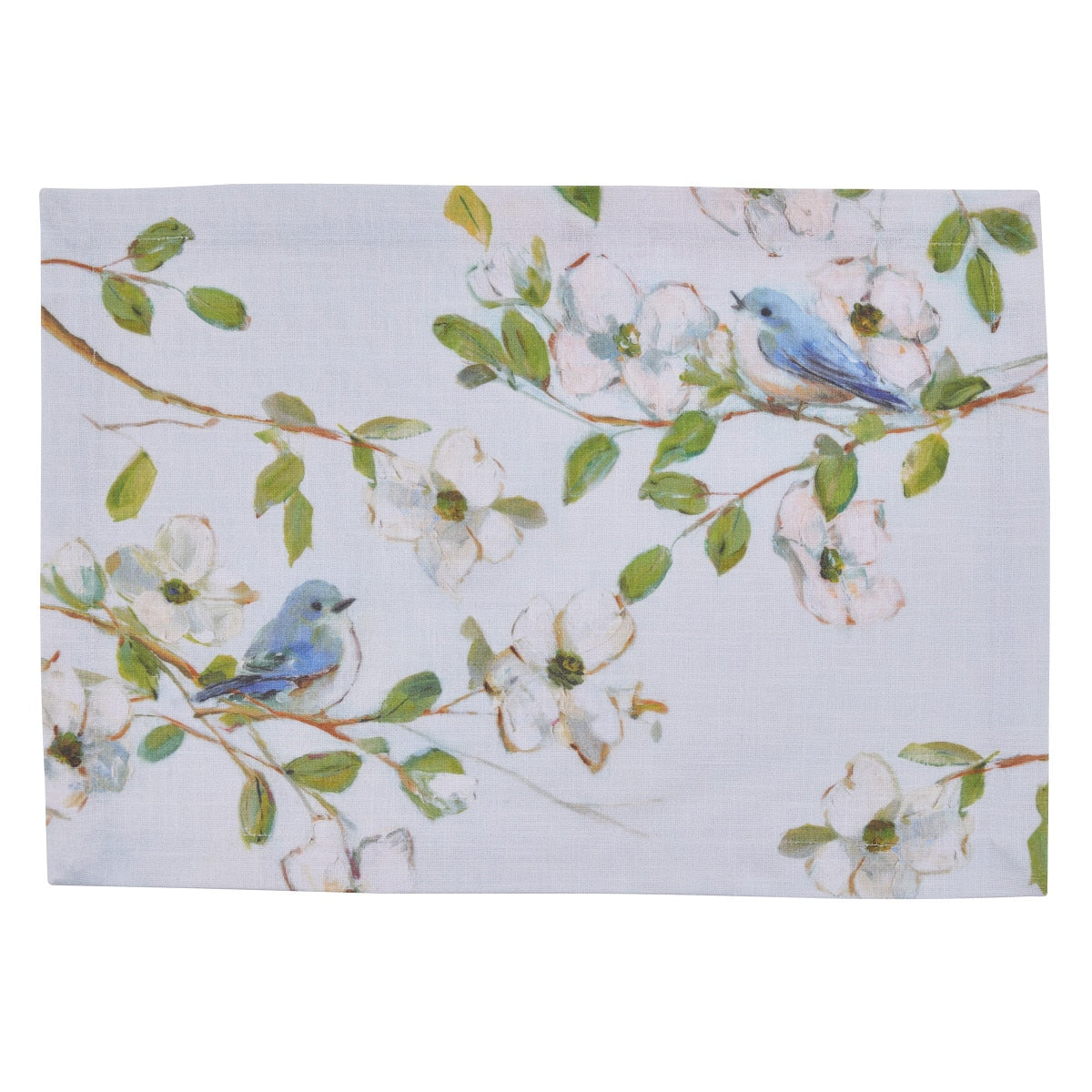 Park Designs Dogwoods And Blue Birds Placemat - Set of 12