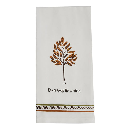 Park Designs Don'T Stop Beleafing Decorative Dishtowel - Set of 2