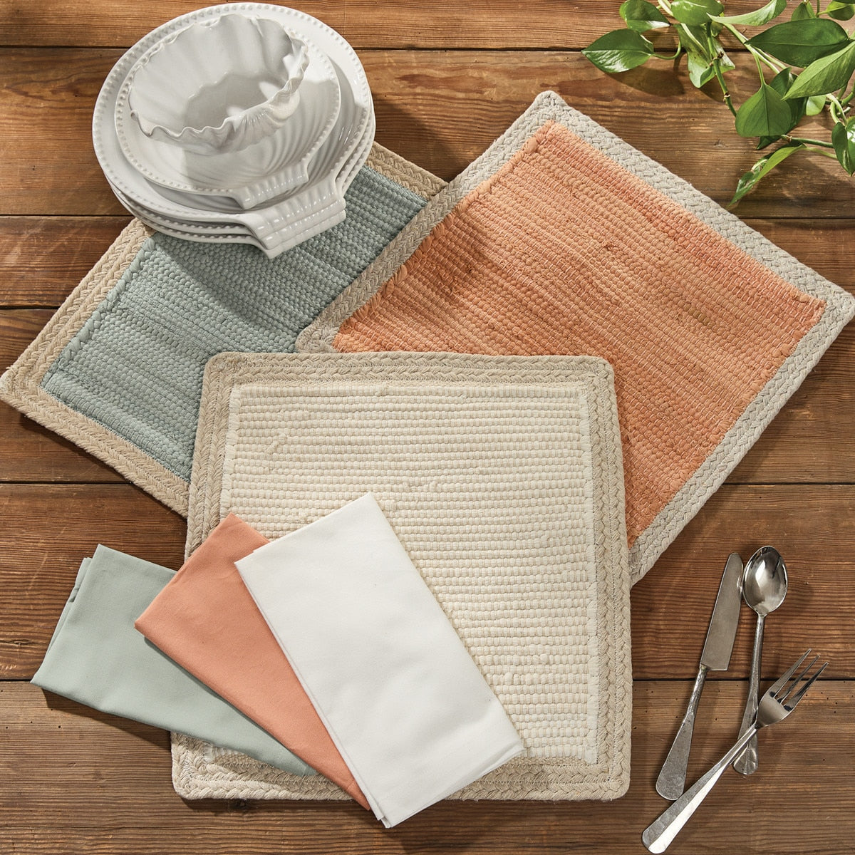 Park Designs Dune Placemat Seafoam - Set of 12