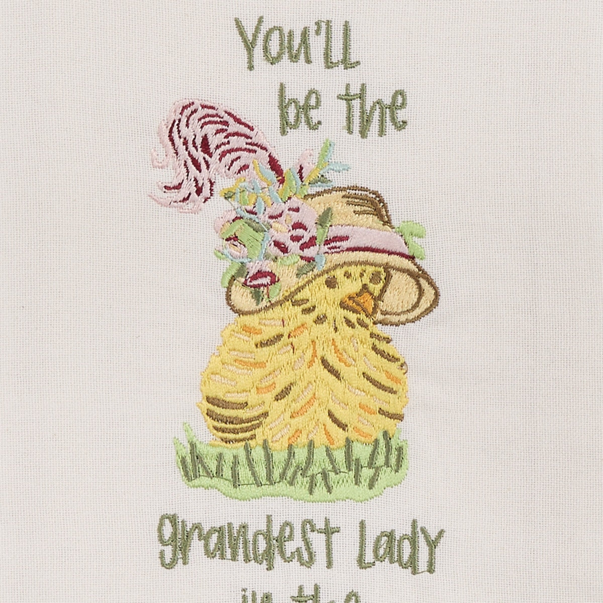 Park Designs Easter Parade Embroidered Dishtowel - Set of 6