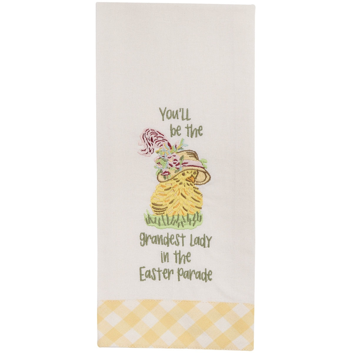 Park Designs Easter Parade Embroidered Dishtowel - Set of 6