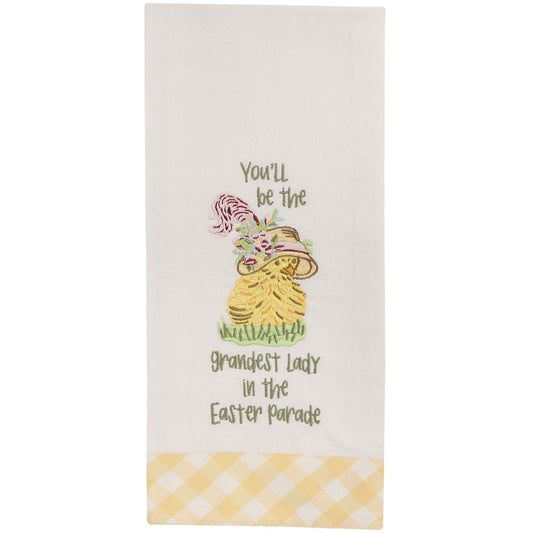 Park Designs Easter Parade Embroidered Dishtowel - Set of 6