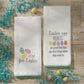 Park Designs Egg-Cited For Easter Embroidered Dishtowel - Set of 6