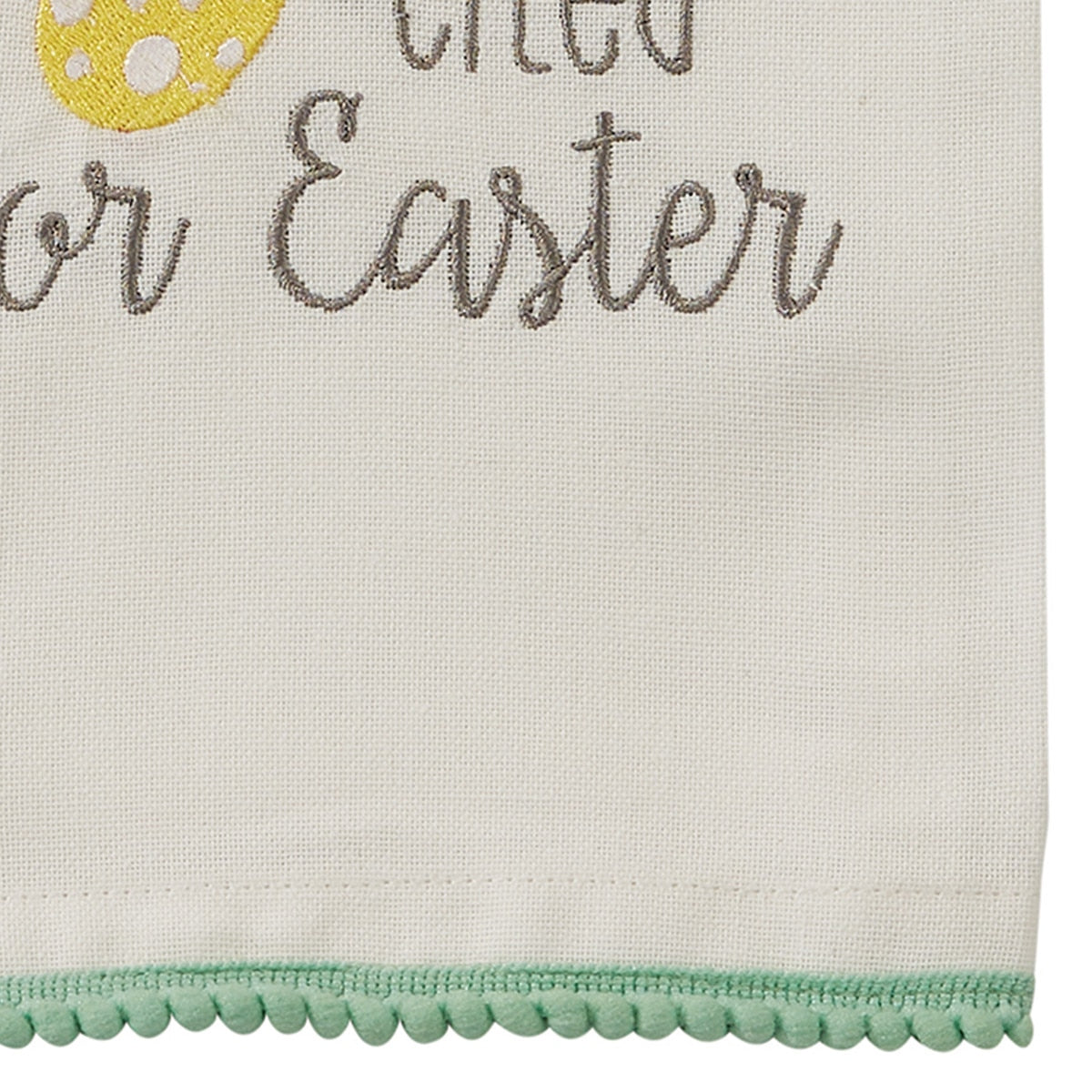 Park Designs Egg-Cited For Easter Embroidered Dishtowel - Set of 6