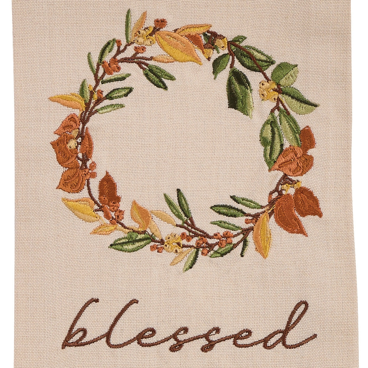 Park Designs Elderberry Wreath Embroidered Dishtowel - Set of 6