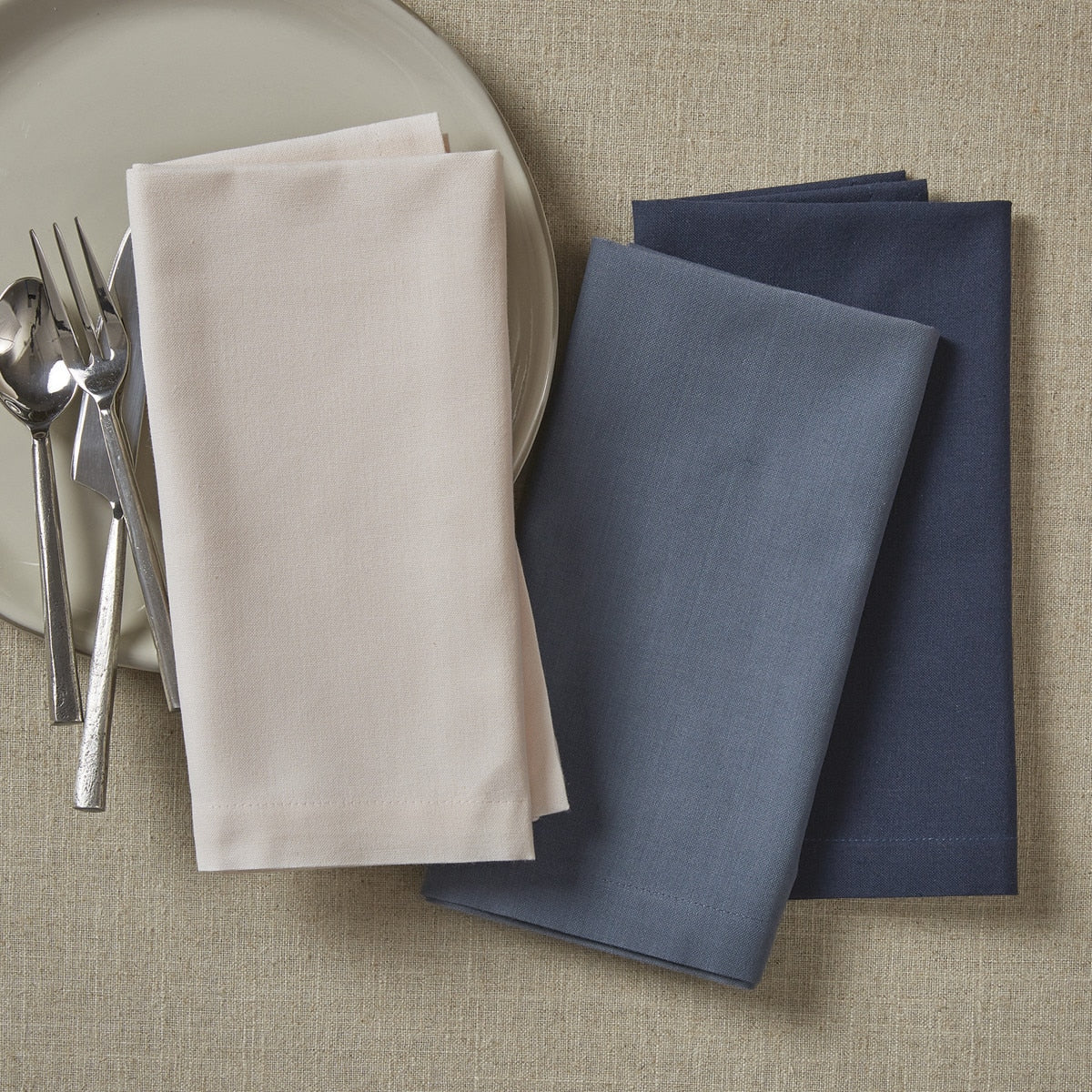Park Designs Elements Napkin - Marine Blue - Set of 4