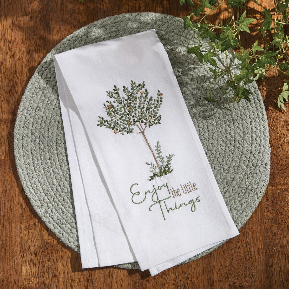 Park Designs Enjoy The Little Things Dishtowel - Set of 6