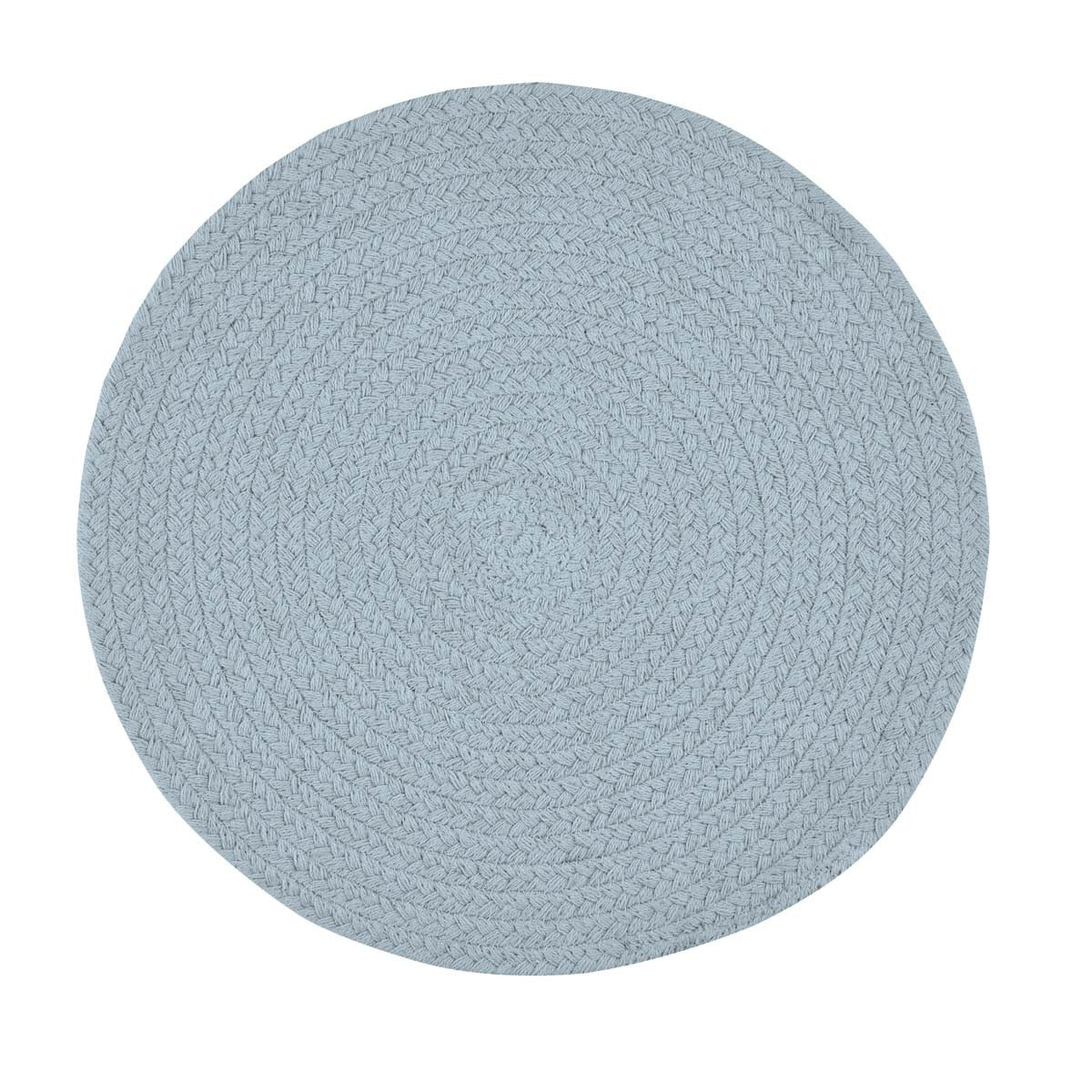 Park Designs Essex Round Placemat Blue Mist - Set of 4