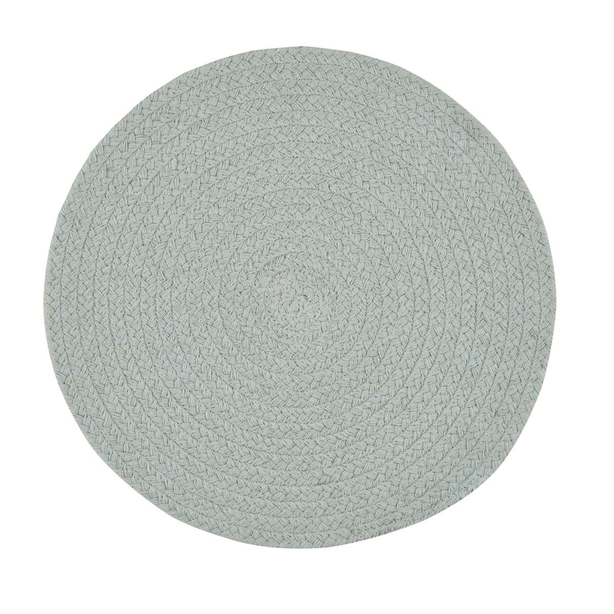 Park Designs Essex Round Placemat Blue Mist - Set of 4