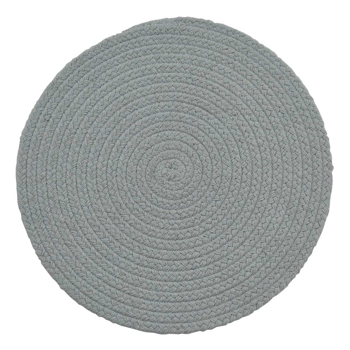 Park Designs Essex Round Placemat Blue Mist - Set of 4