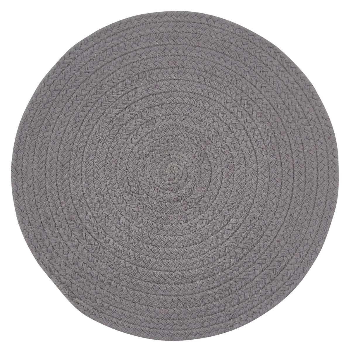 Park Designs Essex Round Placemat Charcoal - Set of 4