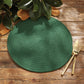 Park Designs Essex Round Placemat Green - Set of 4