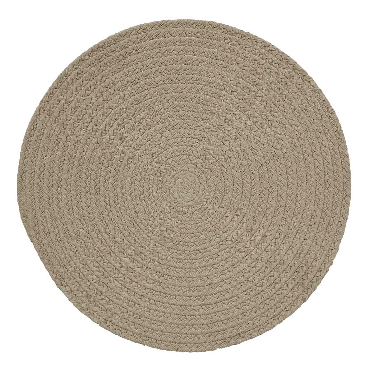 Park Designs Essex Round Placemat Stone - Set of 4