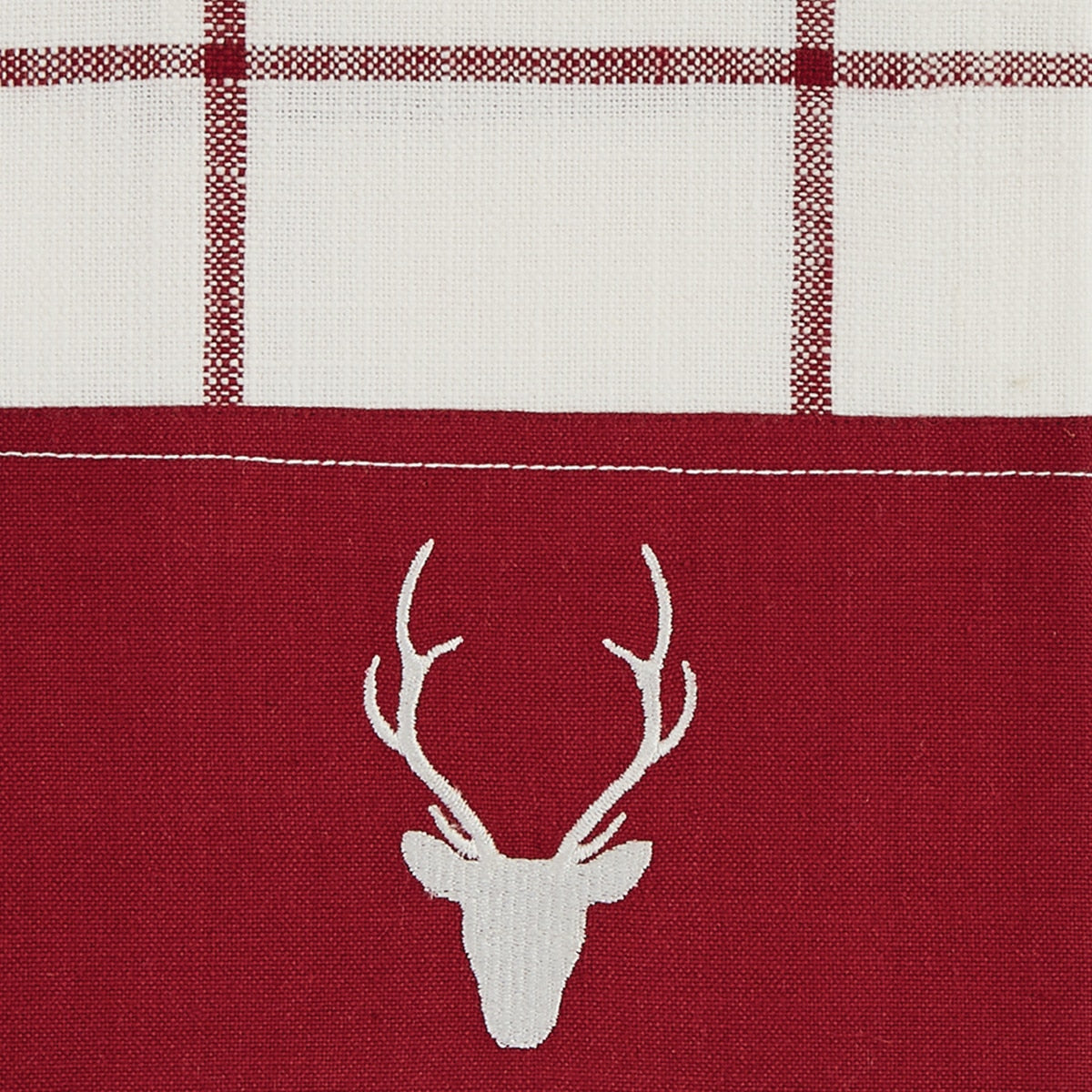 Park Designs Eva & Co Christmas Cheer Dishtowel - Reindeer - Set of 6