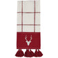 Park Designs Eva & Co Christmas Cheer Dishtowel - Reindeer - Set of 6