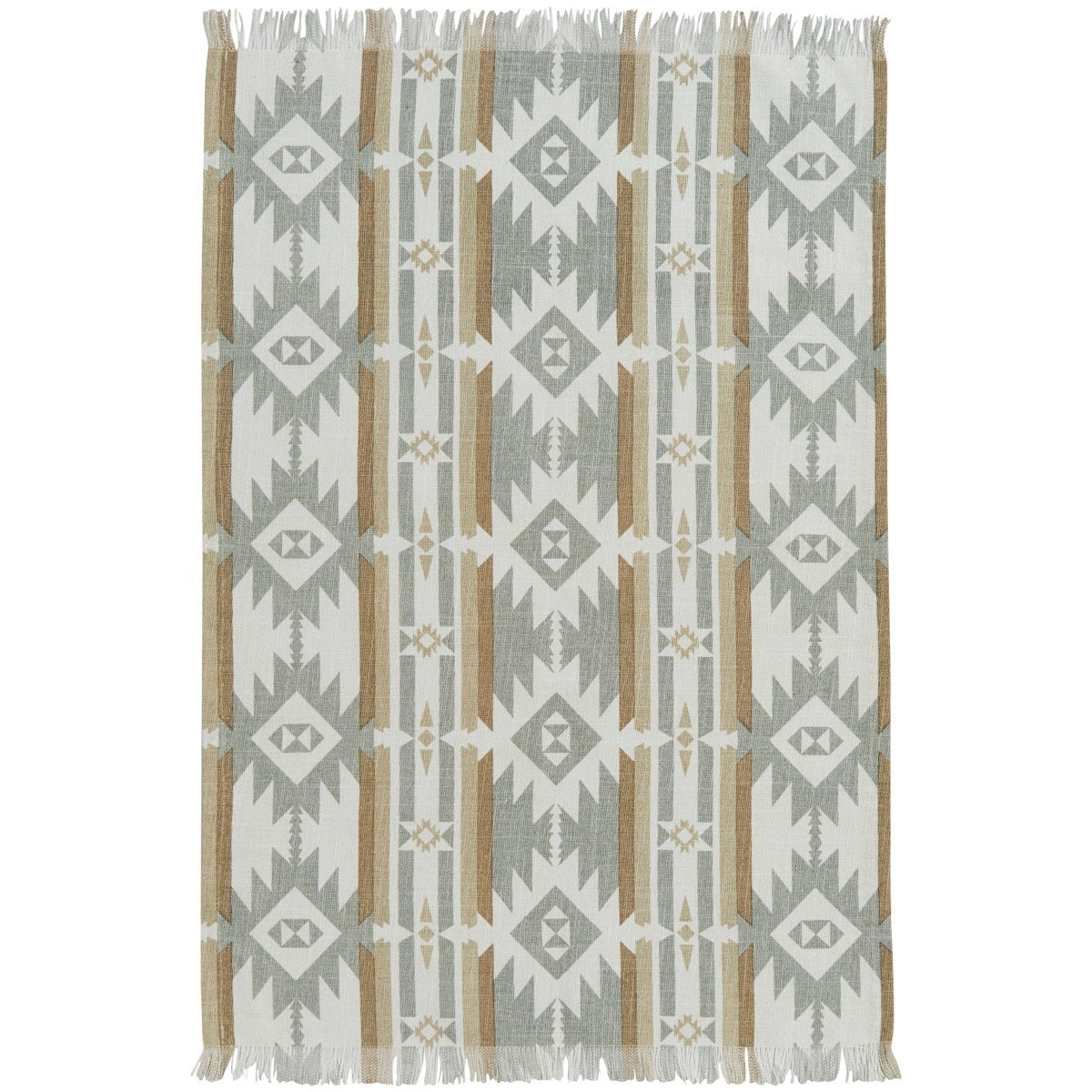 Park Designs Eva & Co Neutral Aztec Printed Dishtowel - Set of 6