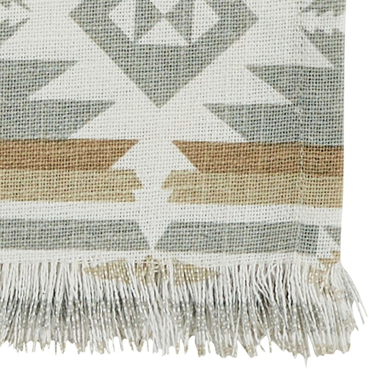 Park Designs Eva & Co Neutral Aztec Printed Napkins - Set of 4