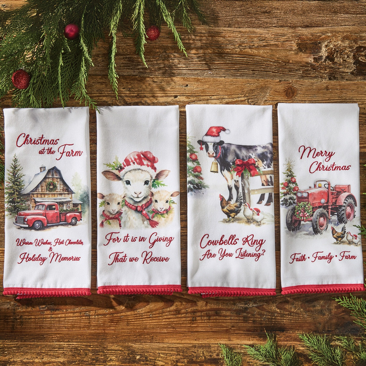 Park Designs In Giving That We Receive Dishtowel - Set of 6